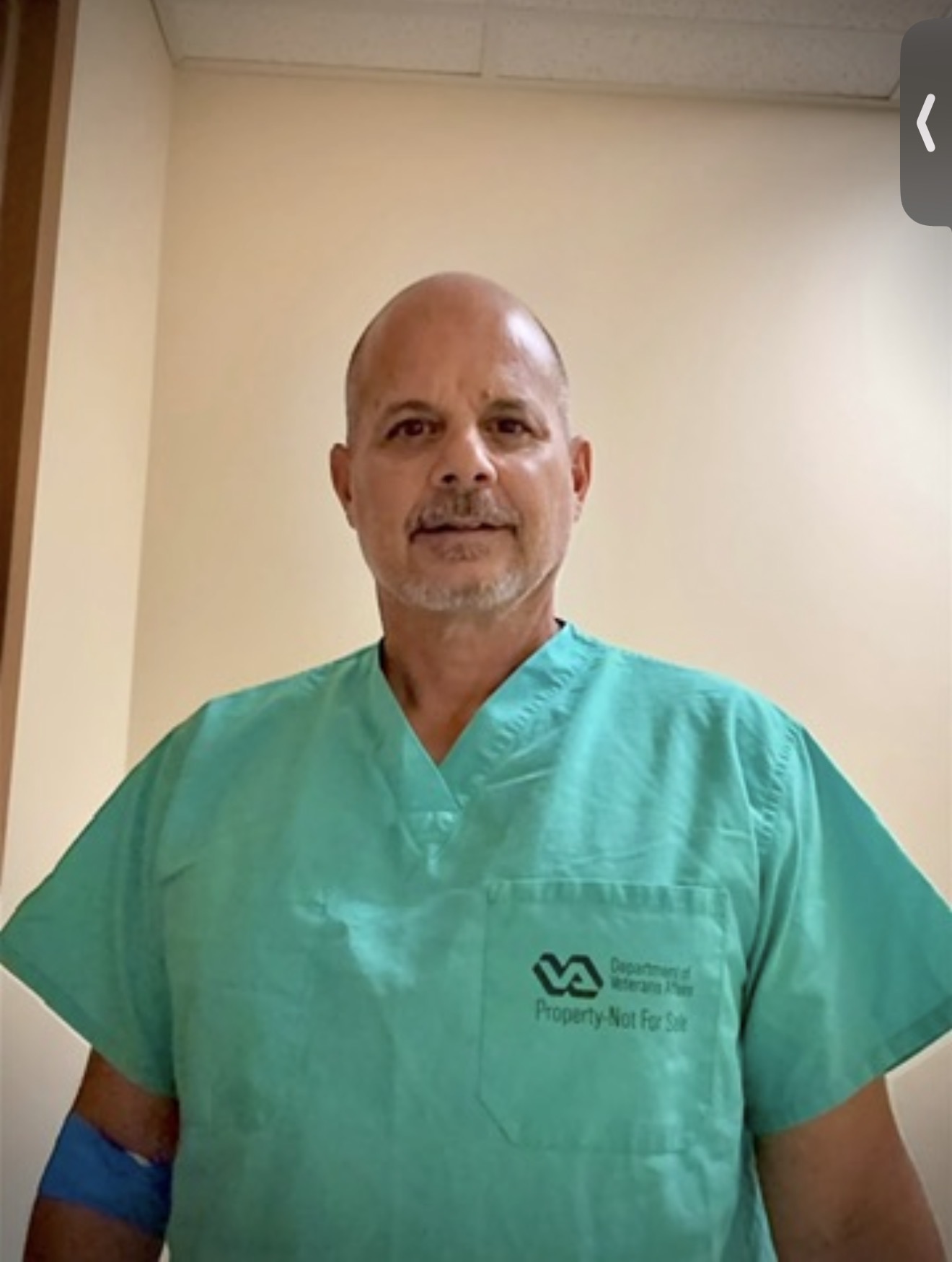 Martin Kane at a medical facility